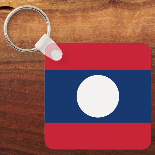 Laos Flag Schlüsselanhänger (Vorderseite)