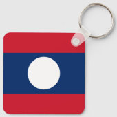 Laos Flag Schlüsselanhänger (Rückseite)