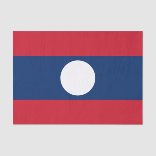 Laos Flag Seidenpapier (Vorderseite)