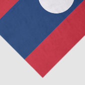 Laos Flag Seidenpapier (Ausschnitt)