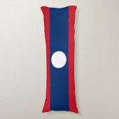 Laos Flag Seitenschläferkissen (Vorderseite Vertikal)