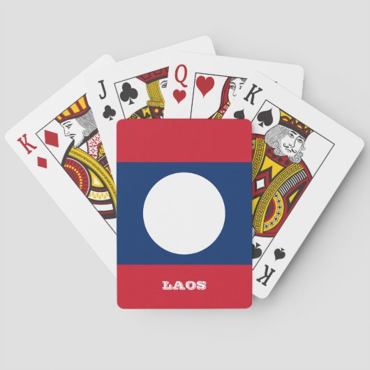 Laos Flag Spiele, Laos Spielkarten (Rückseite)