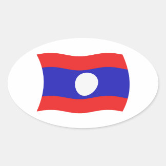 Laos Flag Sticker