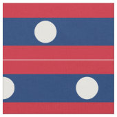 Laos Flag Stoff (Nahaufnahme)