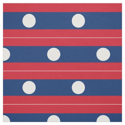 Laos Flag Stoff (Muster)