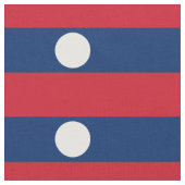 Laos Flag Stoff (Nahaufnahme)