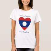 Laos Flag Sweetheart T - Shirt (Vorderseite)