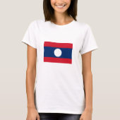 Laos Flag T-Shirt (Vorderseite)