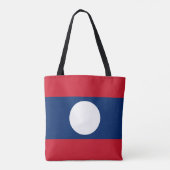 Laos Flag Tasche (Rückseite)