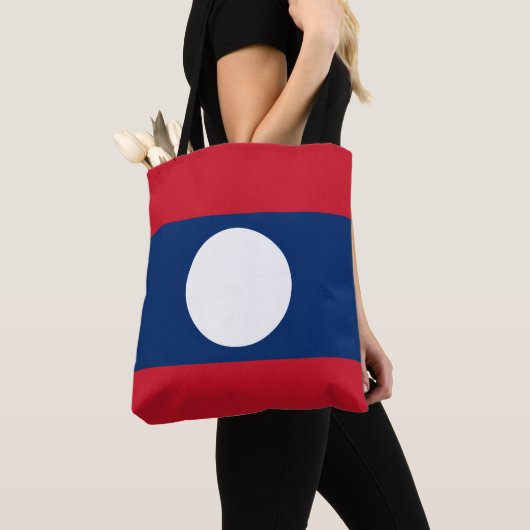 Laos Flag Tasche (Von Nahem)