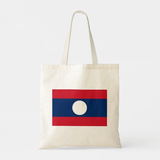 Laos Flag Tragetasche (Rückseite)