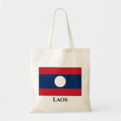 Laos Flag Tragetasche (Vorne)