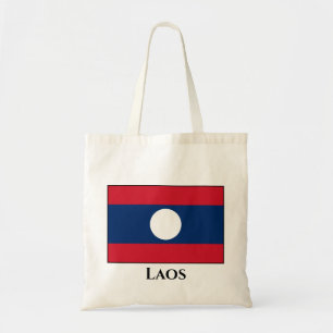 Laos Flag Tragetasche