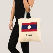 Laos Flag Tragetasche (Vorderseite (Produkt))