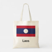 Laos Flag Tragetasche (Rückseite)