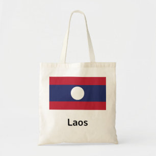Laos Flag Tragetasche