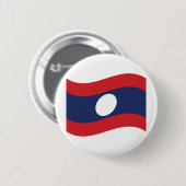 Laos Flag Wave Button (Vorne & Hinten)