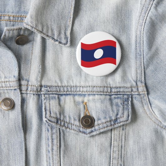 Laos Flag Wave Button (Beispiel)