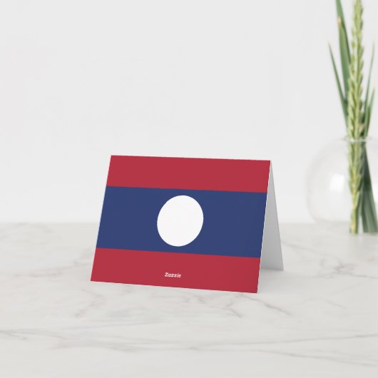 Laos-Flagge (Rückseite)