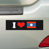 Laos-Flagge Autoaufkleber (Auf Auto)