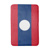Laos-Flagge Badematte (Vorderseite Vertikal)