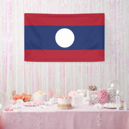 Laos-Flagge Banner