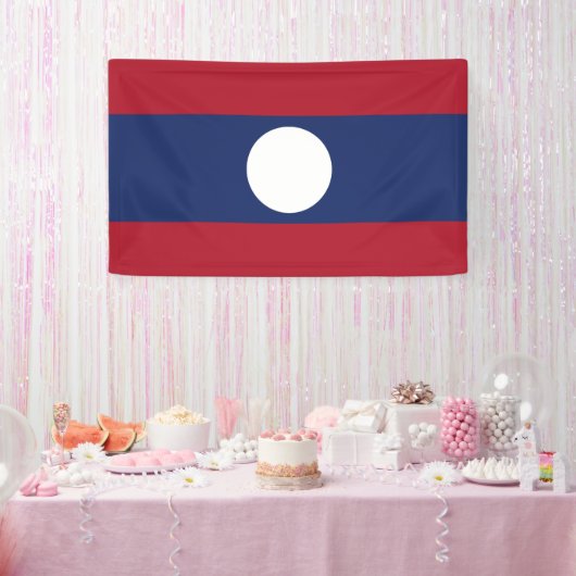 Laos-Flagge Banner (Party)