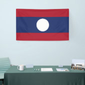 Laos-Flagge Banner (Messeveranstaltung)