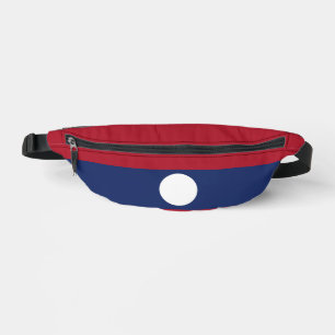 Laos-Flagge Bauchtasche