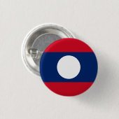Laos-Flagge Button (Vorne & Hinten)