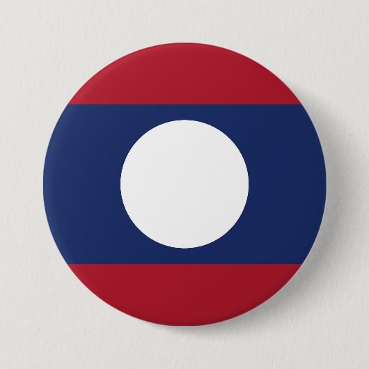 Laos-Flagge Button (Vorderseite)