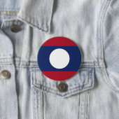 Laos-Flagge Button (Beispiel)