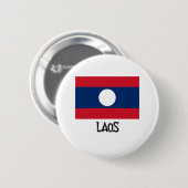 Laos-Flagge Button (Vorne & Hinten)