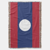 Laos-Flagge Decke (Vorderseite Vertikal)