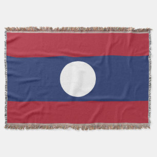 Laos-Flagge Decke