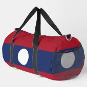 Laos-Flagge Duffle Bag (Rechte Ecke)