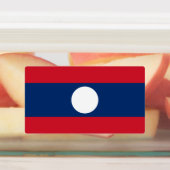 Laos-Flagge Etiketten (Befestigt)