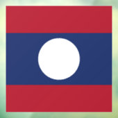 Laos-Flagge Fensteraufkleber (Blatt 3)