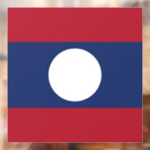 Laos-Flagge Fensteraufkleber (Blatt 2)