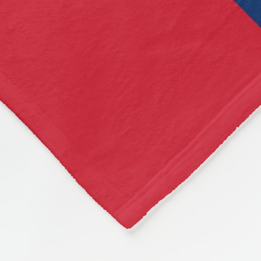 Laos-Flagge Fleecedecke (Ecke)