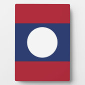 Laos-Flagge Fotoplatte (Vorderseite)