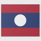 Laos-Flagge Geschenkpapier (Flach)