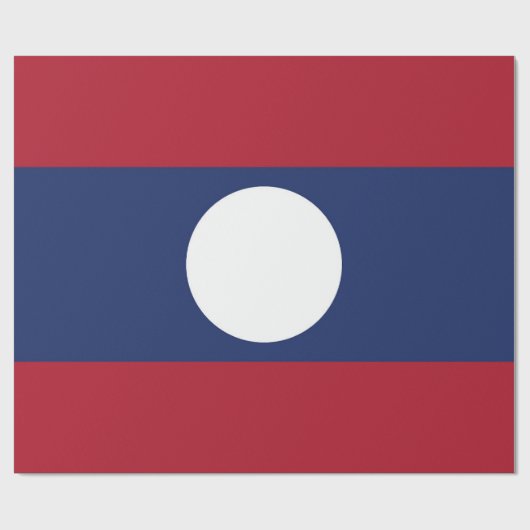 Laos-Flagge Geschenkpapier (Flach)