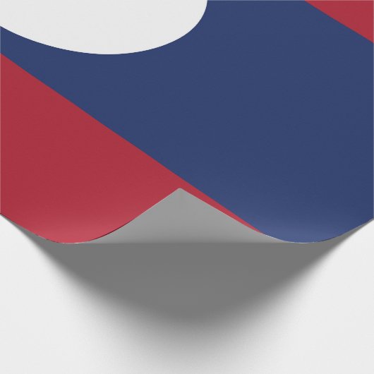 Laos-Flagge Geschenkpapier (Ecke)