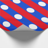Laos-Flagge Geschenkpapier (Ecke)