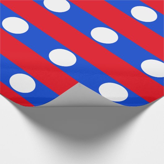 Laos-Flagge Geschenkpapier (Ecke)