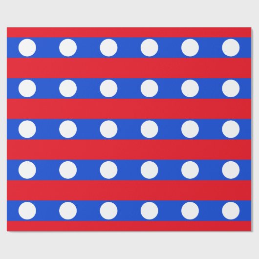 Laos-Flagge Geschenkpapier (Flach)
