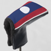 Laos-Flagge Golf Headcover (3/4 Vorderseite)