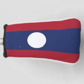 Laos-Flagge Golf Headcover (Vorderseite)