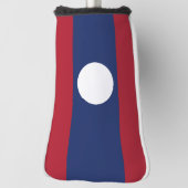 Laos-Flagge Golf Headcover (Rotieren 90)